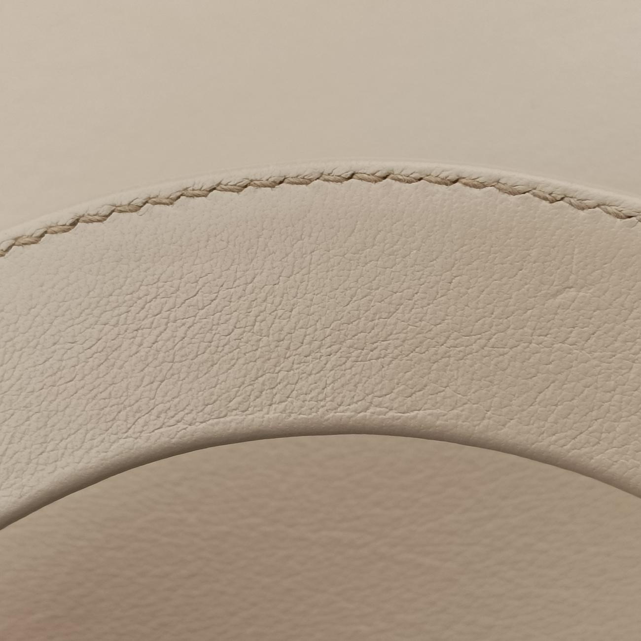 Pre-owned Christian Dior Diorissimo Beige Leather  shoulderbag | stylenewstar