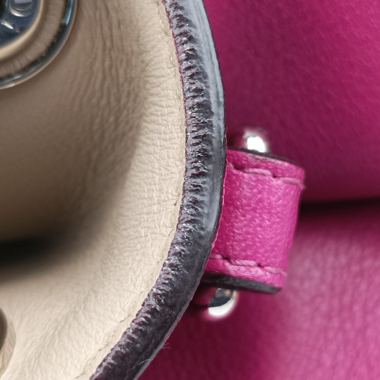 Pre-owned Christian Dior Diorissimo Beige Leather  shoulderbag | stylenewstar