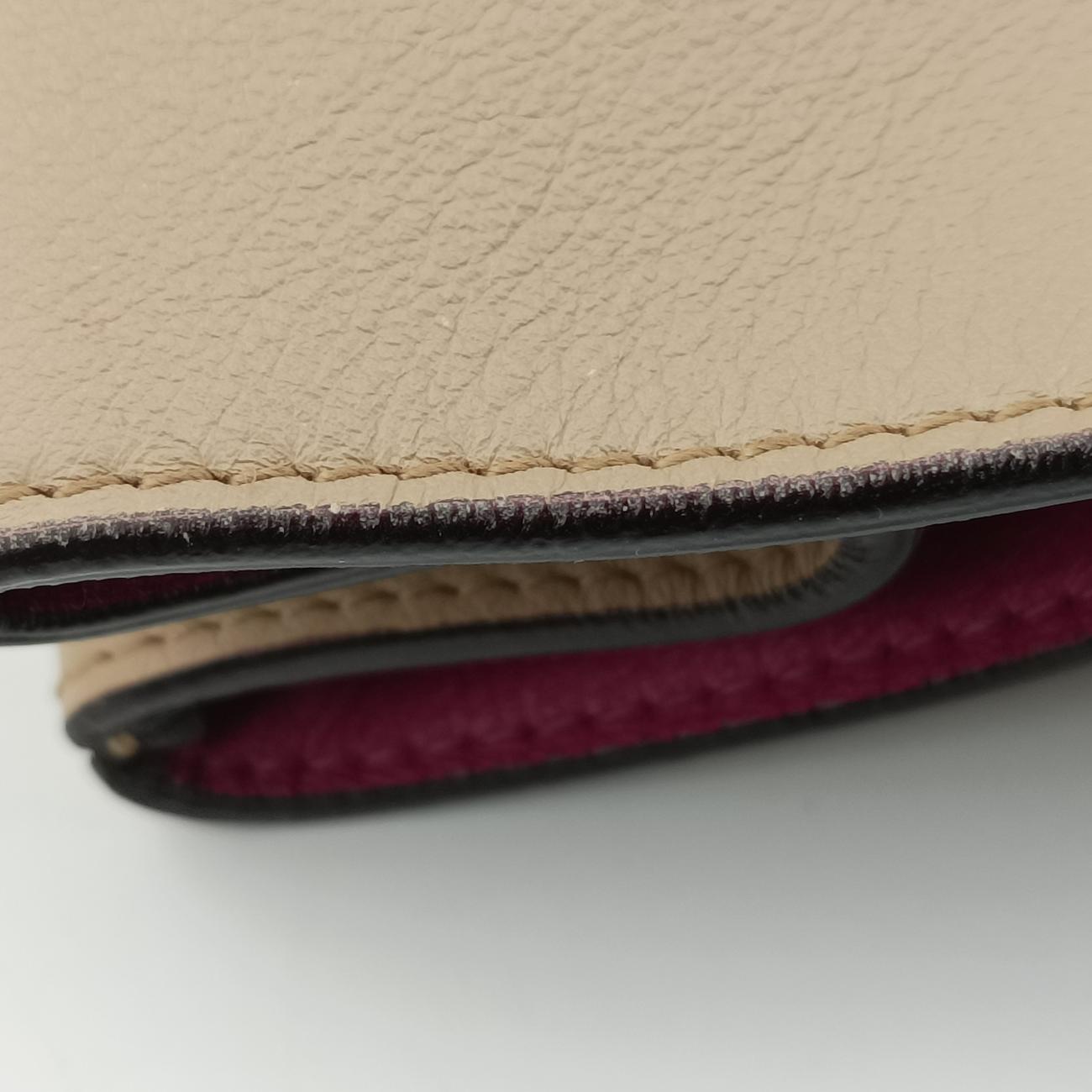 Pre-owned Christian Dior Diorissimo Beige Leather  shoulderbag | stylenewstar