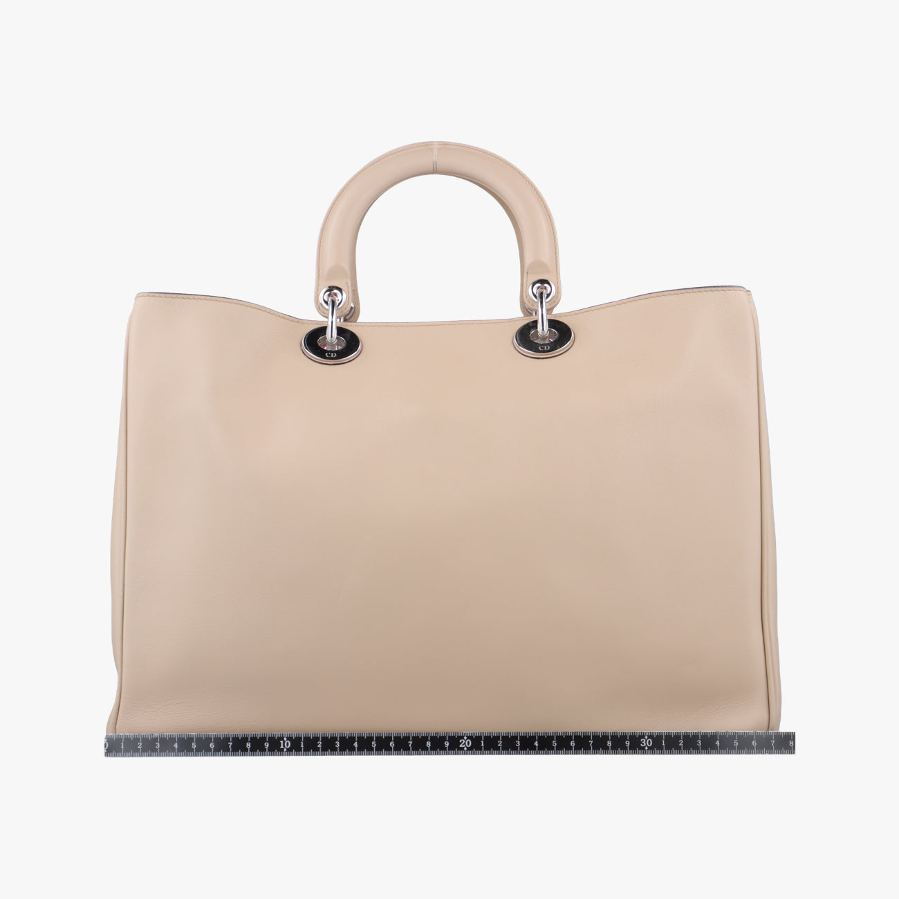 Pre-owned Christian Dior Diorissimo Beige Leather  shoulderbag | stylenewstar