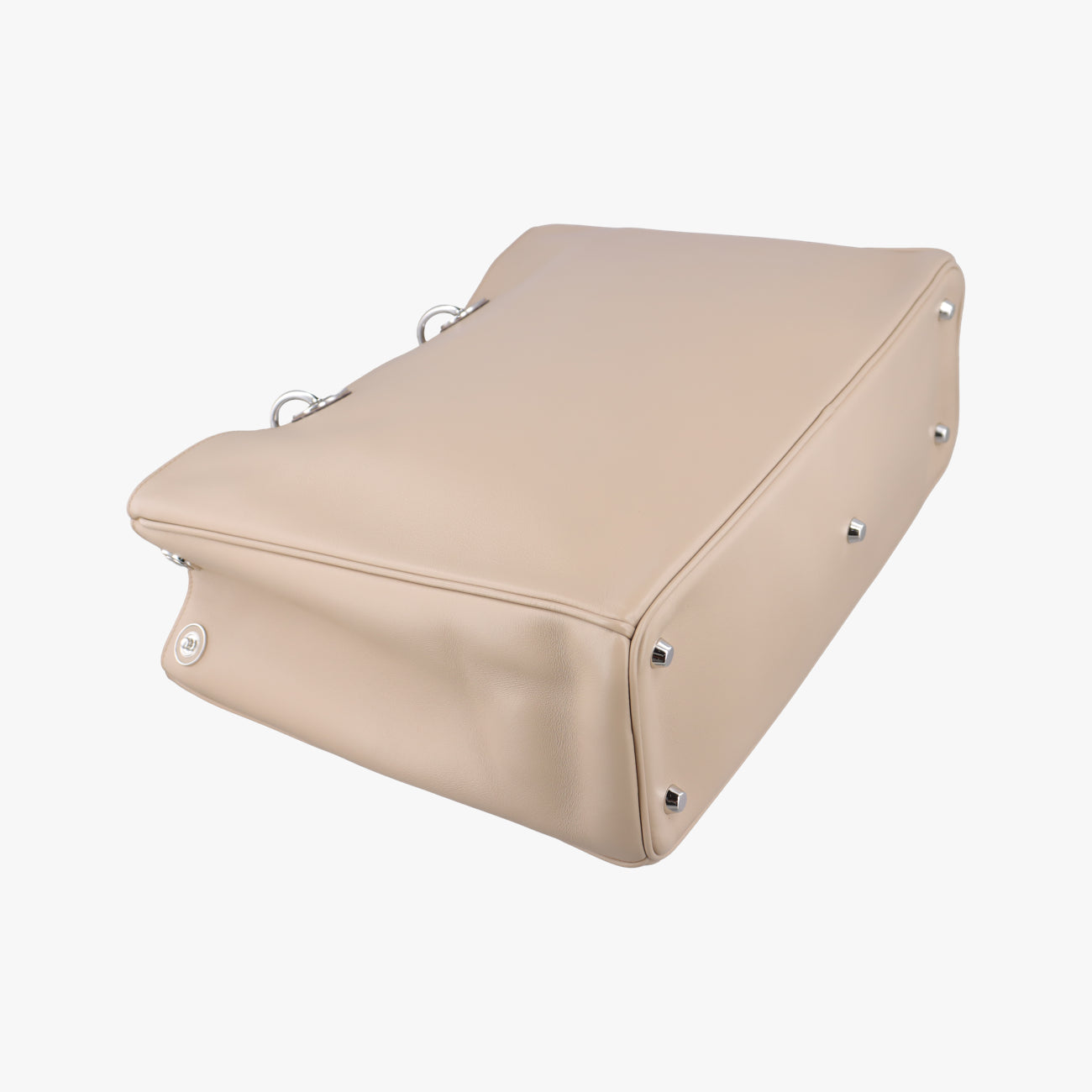 Pre-owned Christian Dior Diorissimo Beige Leather  shoulderbag | stylenewstar