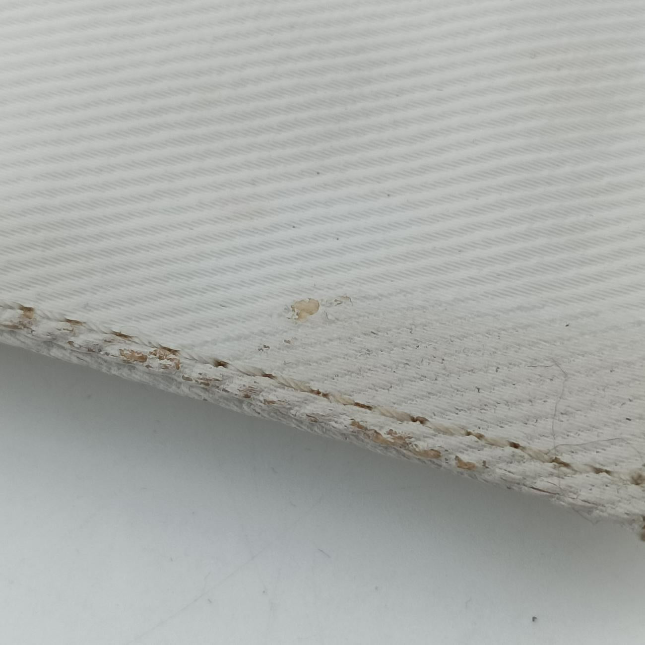 Pre-owned Fendi Mia Flap White Canvas 8BT163 shoulderbag | stylenewstar