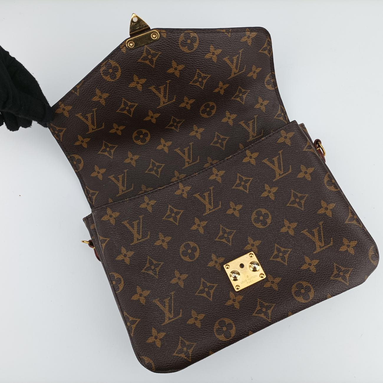Pre-owned Louis Vuitton Pochette Metis MM Brown Monogram Canvas M44875 shoulderbag | stylenewstar