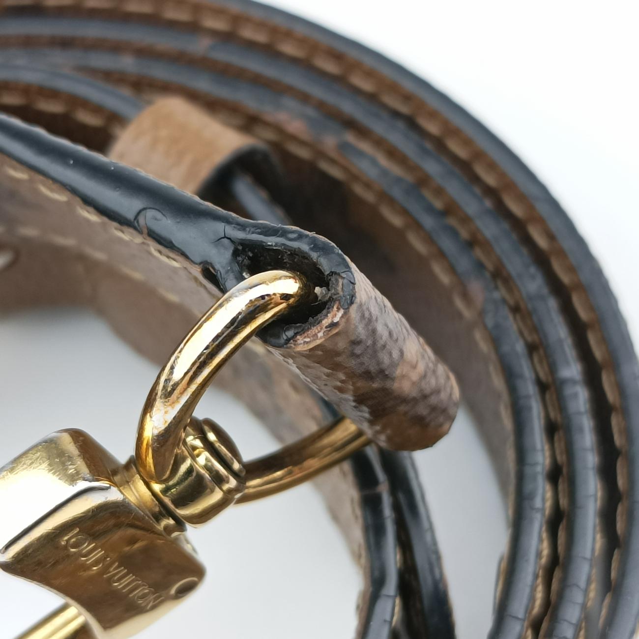 Pre-owned Louis Vuitton Pochette Métis MM brown×Denim Blue Monogram Reverse×Epi M52904 shoulderbag | stylenewstar