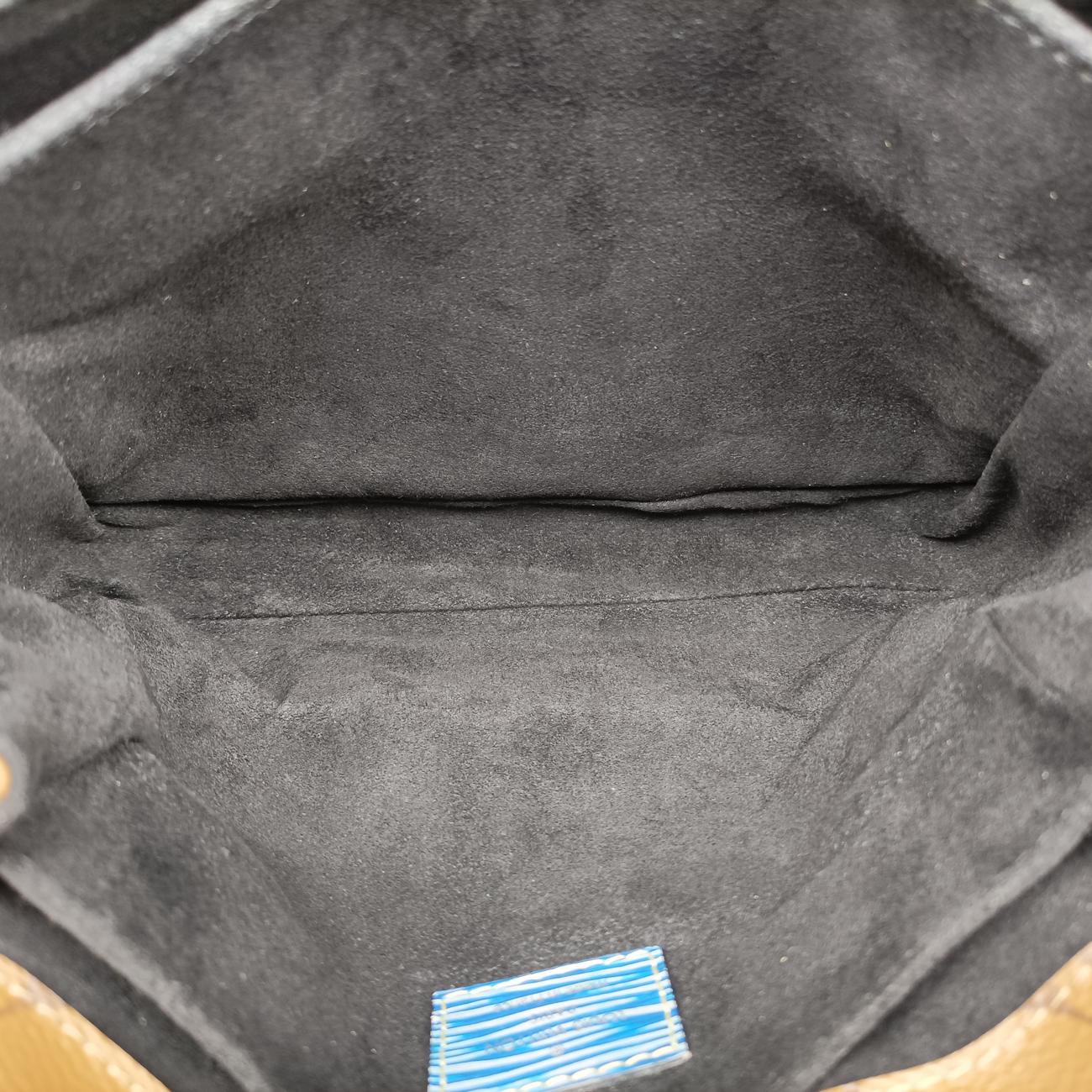 Pre-owned Louis Vuitton Pochette Métis MM brown×Denim Blue Monogram Reverse×Epi M52904 shoulderbag | stylenewstar