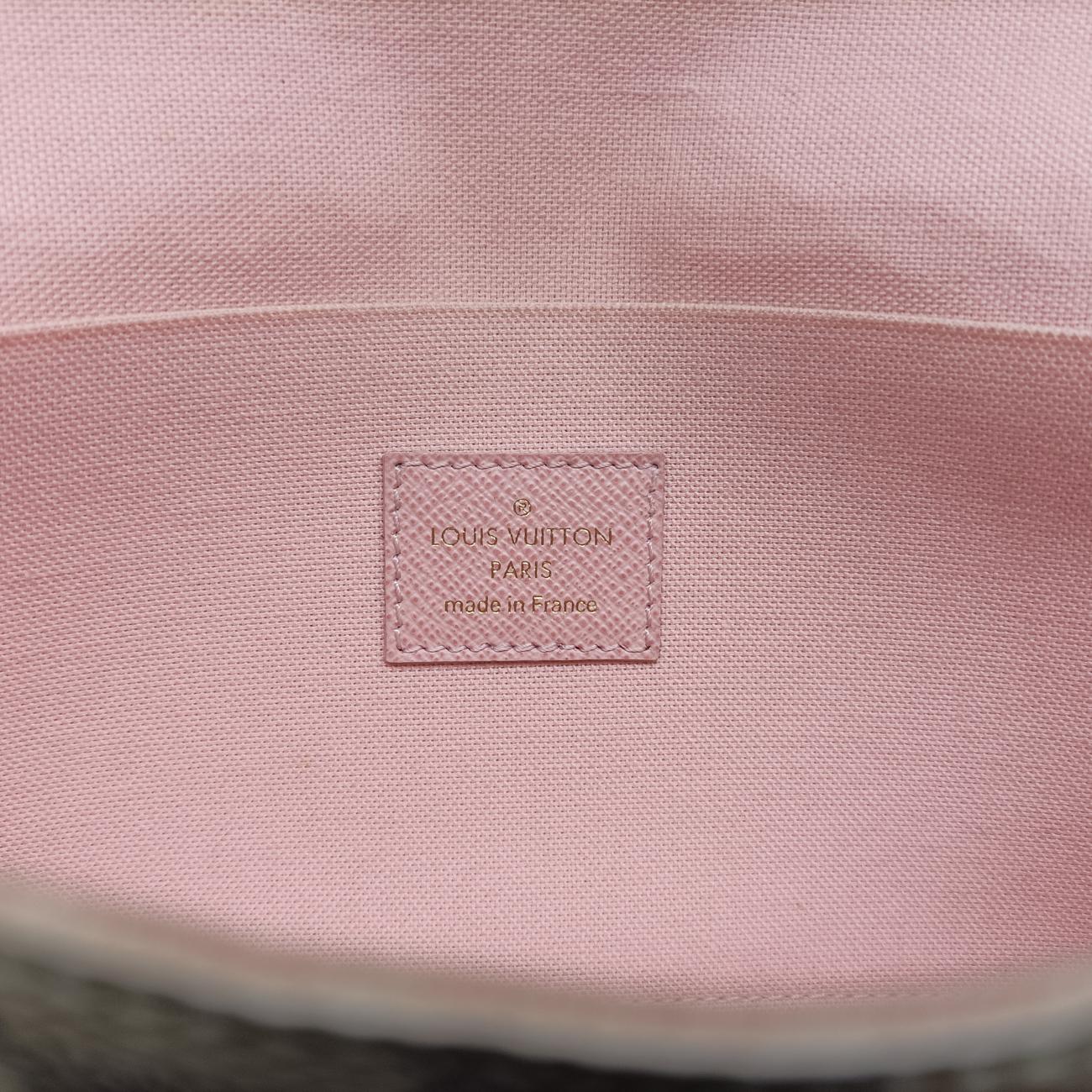 Pre-owned Louis Vuitton Pochette FéLICIE Azur Damier Canvas N63106 shoulderbag | stylenewstar