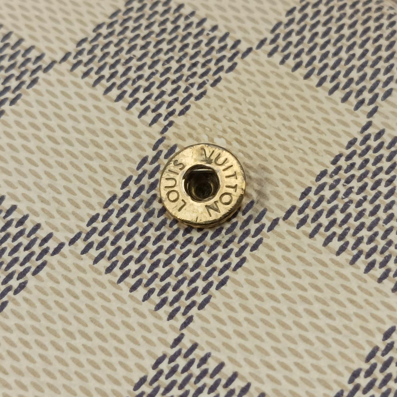 Pre-owned Louis Vuitton Pochette FéLICIE Azur Damier Canvas N63106 shoulderbag | stylenewstar