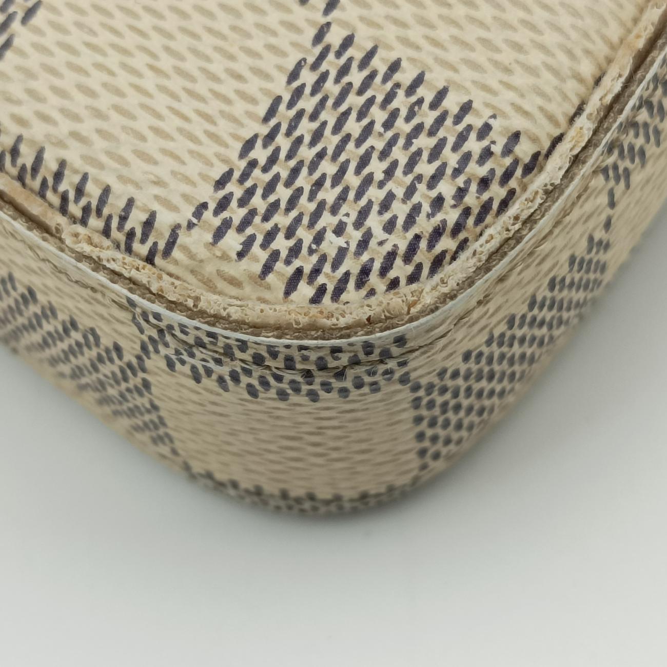 Pre-owned Louis Vuitton Pochette FéLICIE Azur Damier Canvas N63106 shoulderbag | stylenewstar