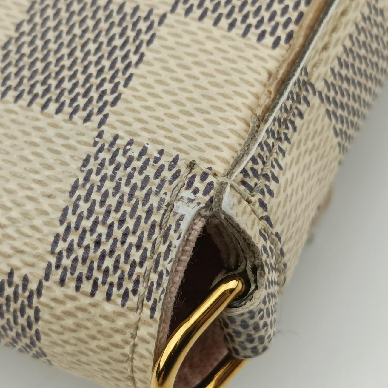 Pre-owned Louis Vuitton Pochette FéLICIE Azur Damier Canvas N63106 shoulderbag | stylenewstar