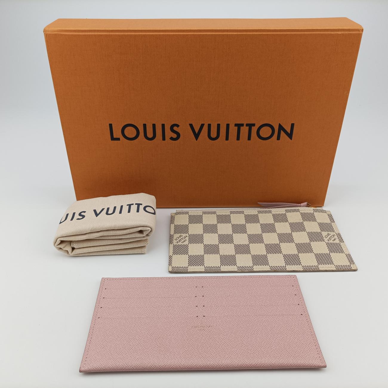 Pre-owned Louis Vuitton Pochette FéLICIE Azur Damier Canvas N63106 shoulderbag | stylenewstar