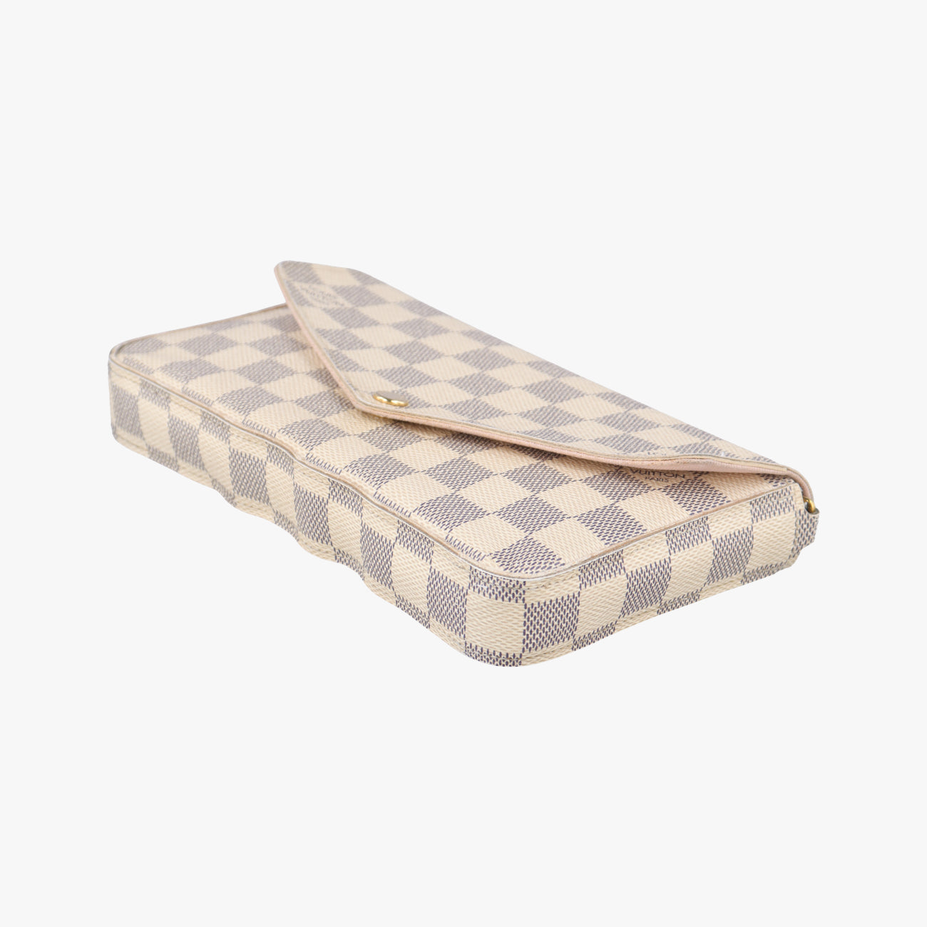 Pre-owned Louis Vuitton Pochette FéLICIE Azur Damier Canvas N63106 shoulderbag | stylenewstar