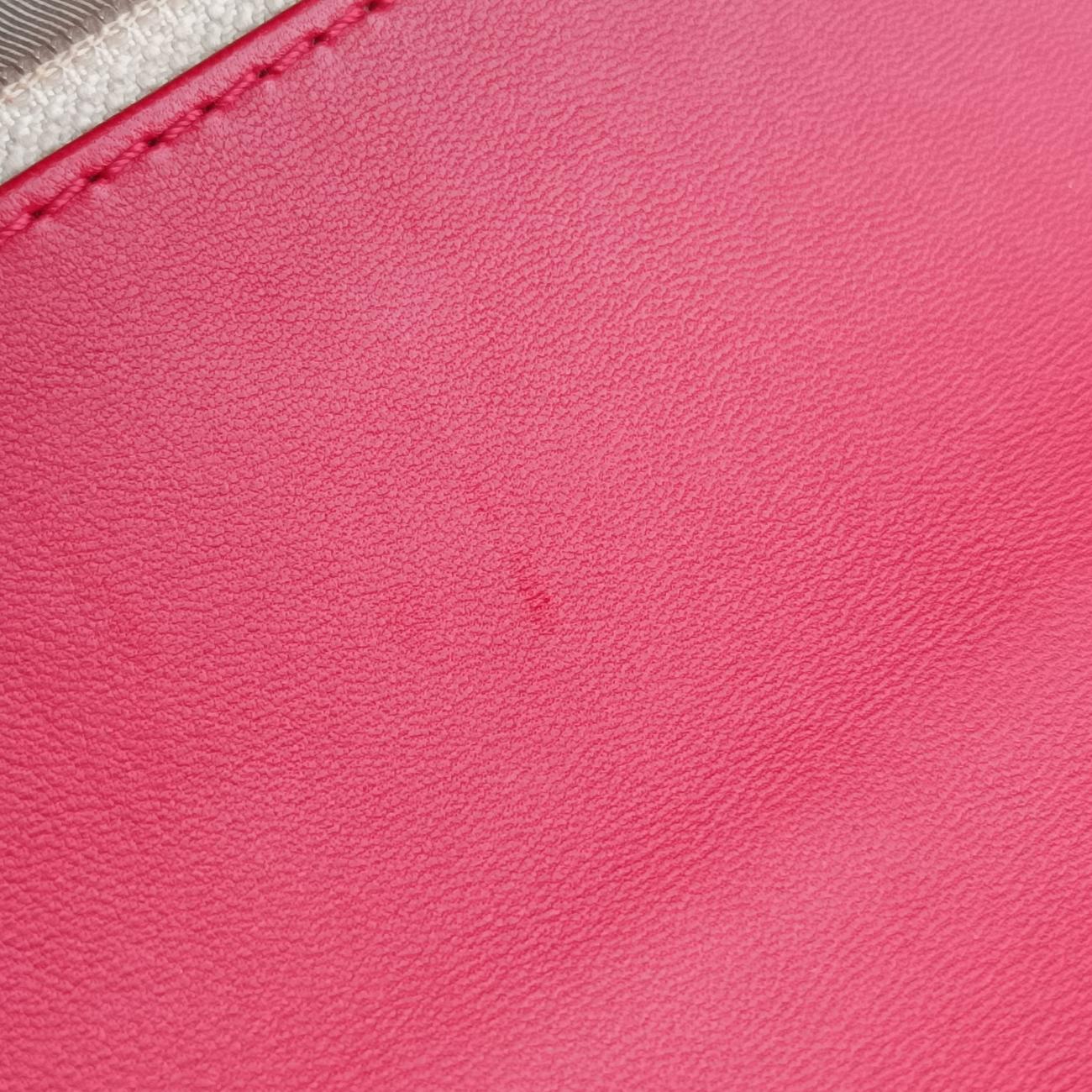 Pre-owned Chanel Boy Chanel Matelasse Coco Mark Red lambskin A90164 shoulderbag | stylenewstar