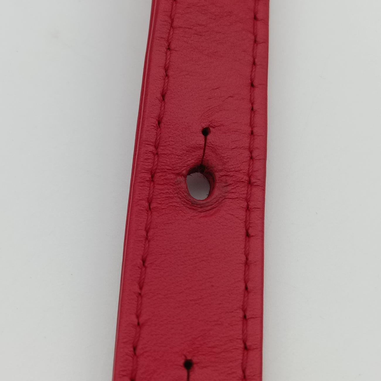 Pre-owned Chanel Boy Chanel Matelasse Coco Mark Red lambskin A90164 shoulderbag | stylenewstar