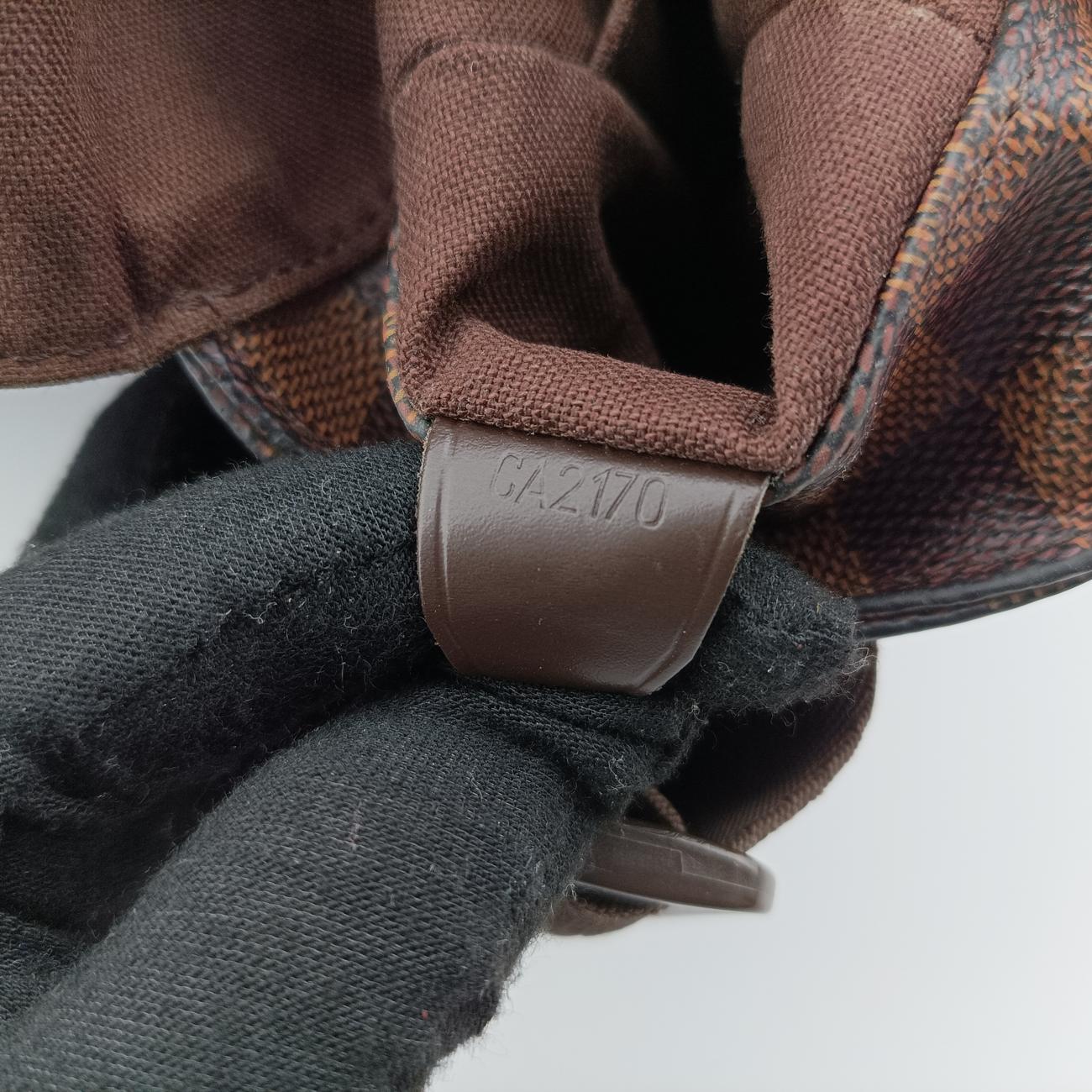 Pre-owned Louis Vuitton Bastille Messenger EBENE Damier Canvas N45258 shoulderbag | stylenewstar