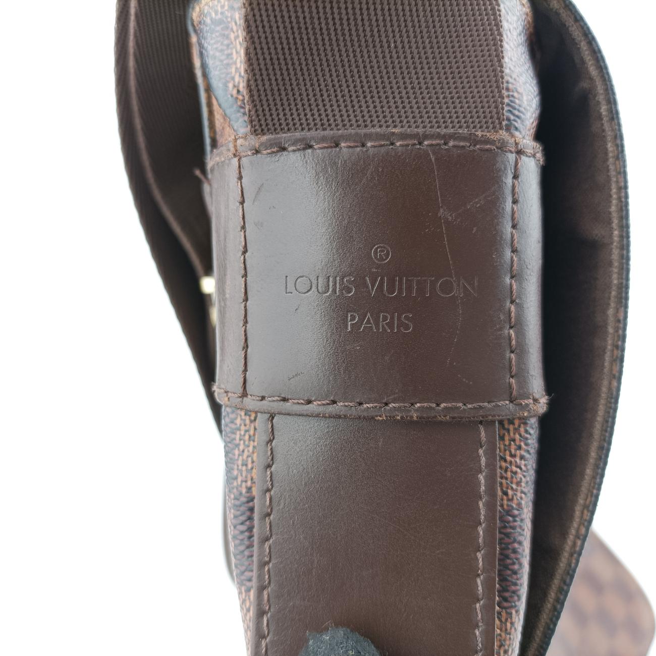 Pre-owned Louis Vuitton Bastille Messenger EBENE Damier Canvas N45258 shoulderbag | stylenewstar