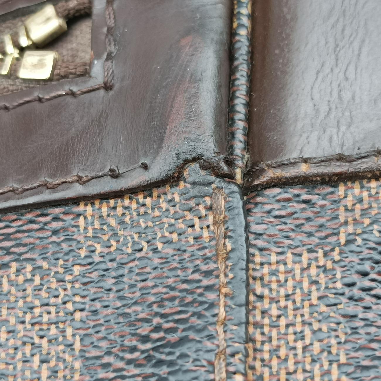 Pre-owned Louis Vuitton Bastille Messenger EBENE Damier Canvas N45258 shoulderbag | stylenewstar