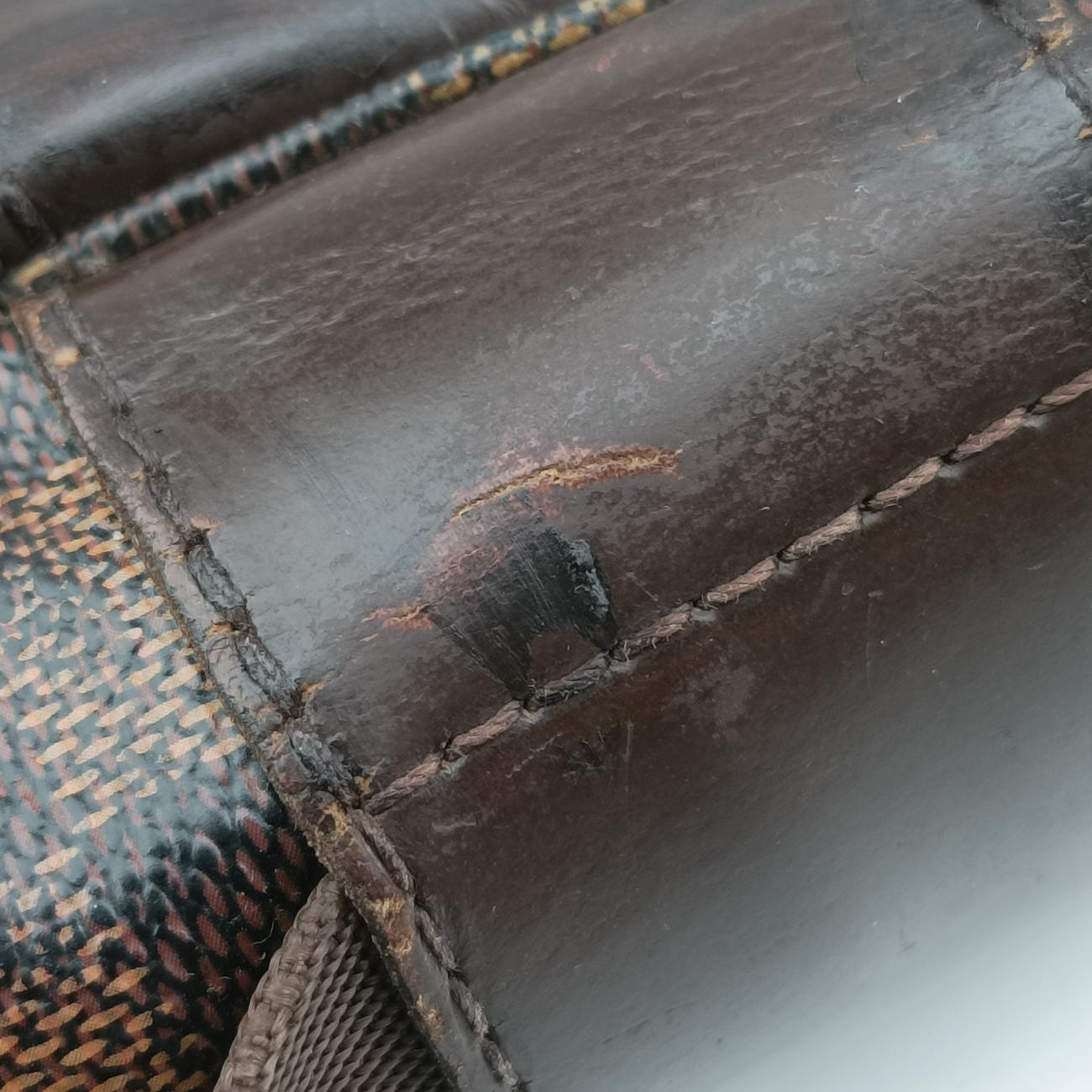 Pre-owned Louis Vuitton Bastille Messenger EBENE Damier Canvas N45258 shoulderbag | stylenewstar