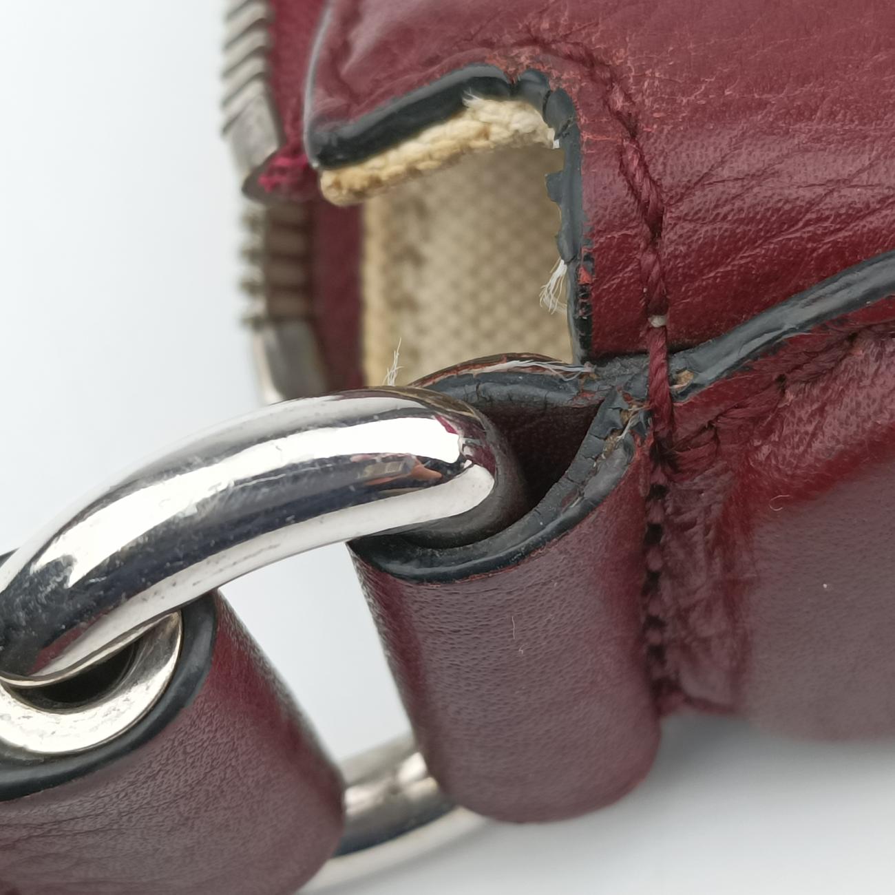 Secondhand Gucci Interlocking G Logo Soho Messenger Burgundy Leather 322059 shoulderbag | stylenewstar