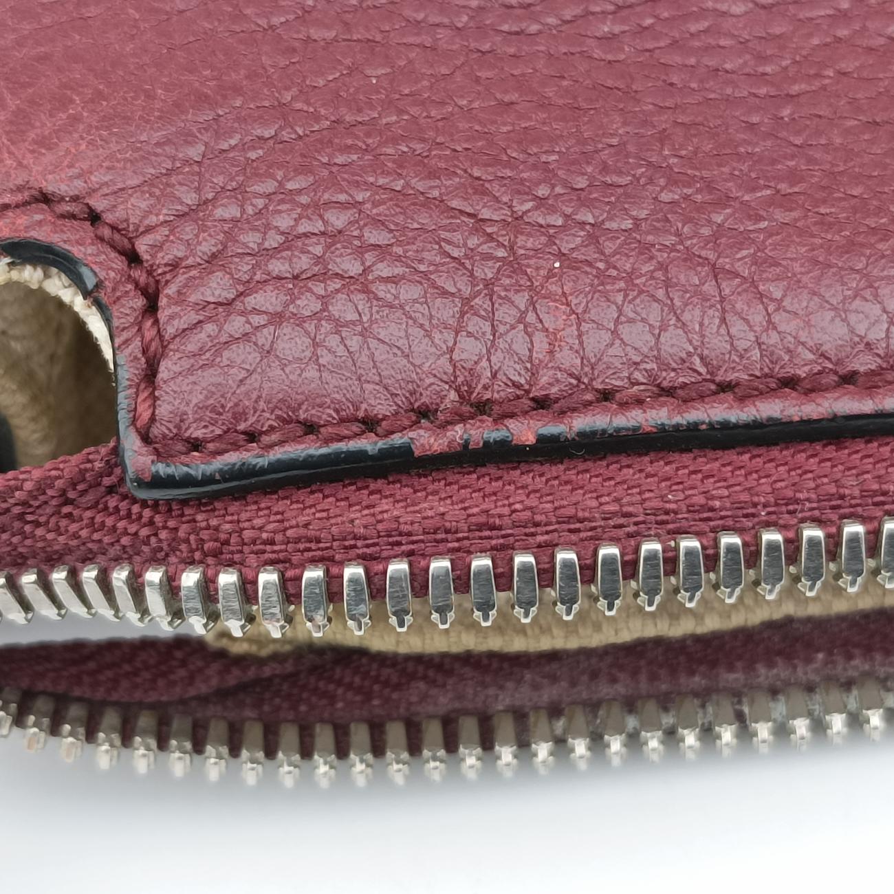 Secondhand Gucci Interlocking G Logo Soho Messenger Burgundy Leather 322059 shoulderbag | stylenewstar