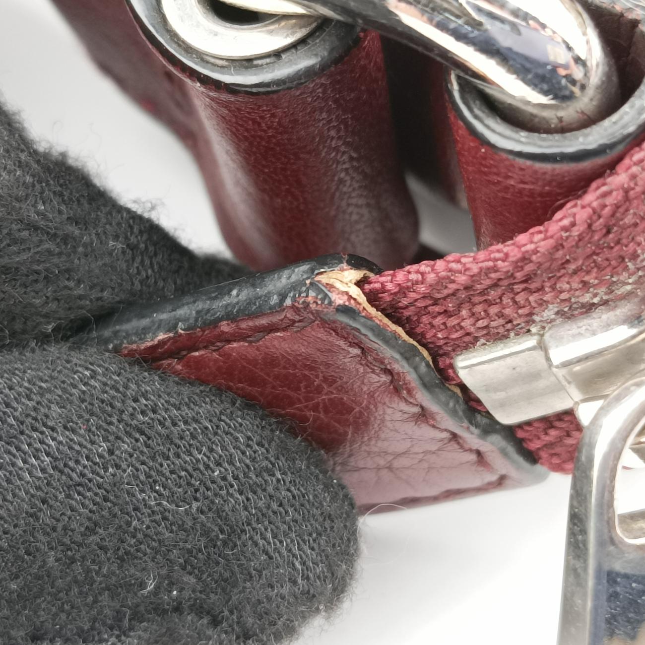 Secondhand Gucci Interlocking G Logo Soho Messenger Burgundy Leather 322059 shoulderbag | stylenewstar