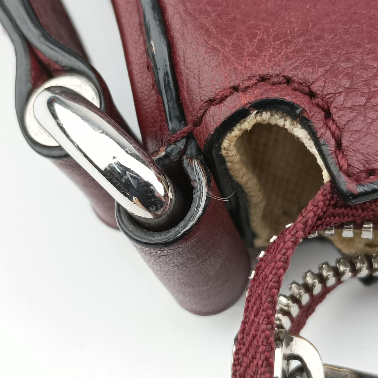 Secondhand Gucci Interlocking G Logo Soho Messenger Burgundy Leather 322059 shoulderbag | stylenewstar