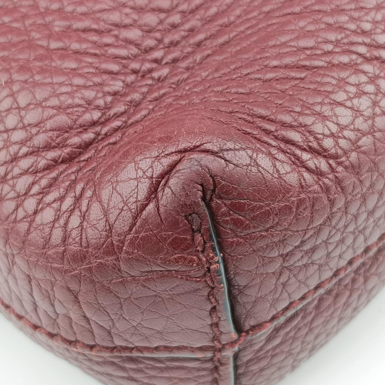 Secondhand Gucci Interlocking G Logo Soho Messenger Burgundy Leather 322059 shoulderbag | stylenewstar