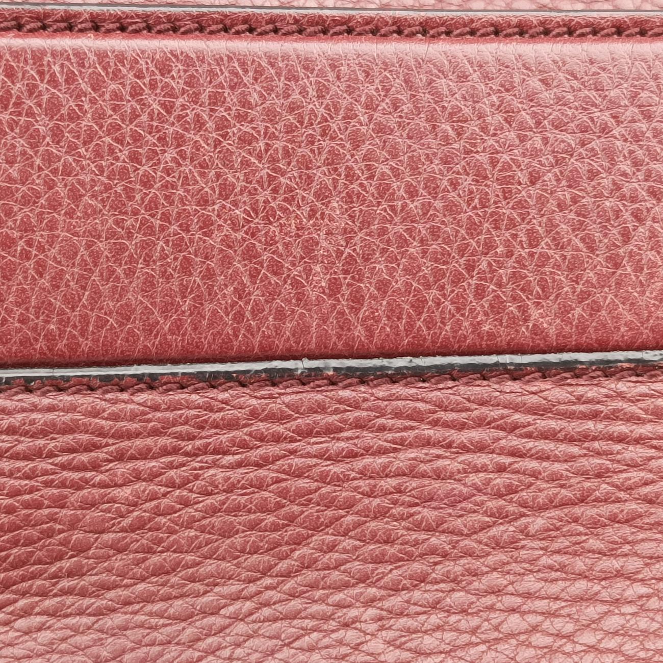 Secondhand Gucci Interlocking G Logo Soho Messenger Burgundy Leather 322059 shoulderbag | stylenewstar