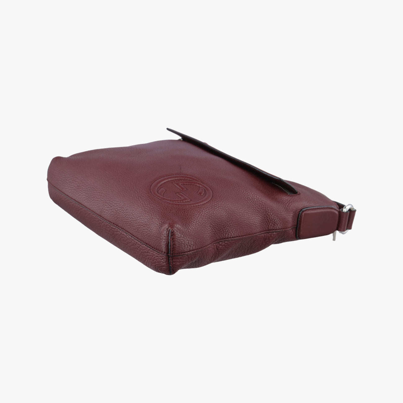 Secondhand Gucci Interlocking G Logo Soho Messenger Burgundy Leather 322059 shoulderbag | stylenewstar