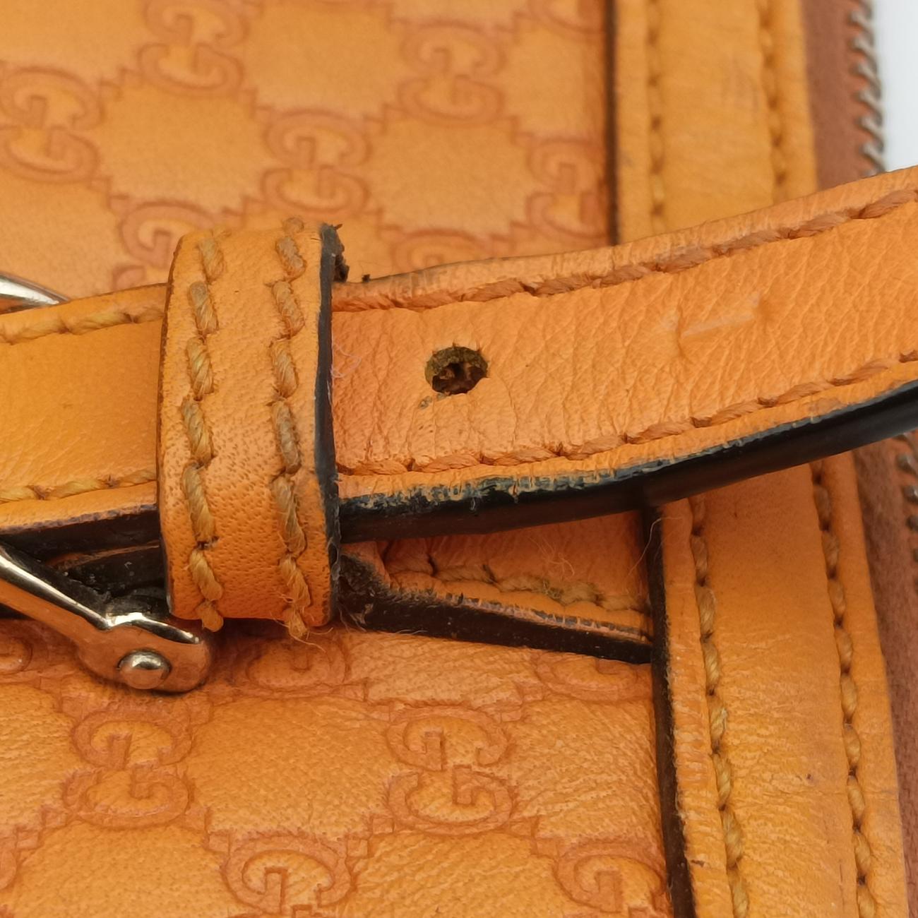 Vintage Gucci Microguccissima Joy Orange Leather 322231 handbag | stylenewstar