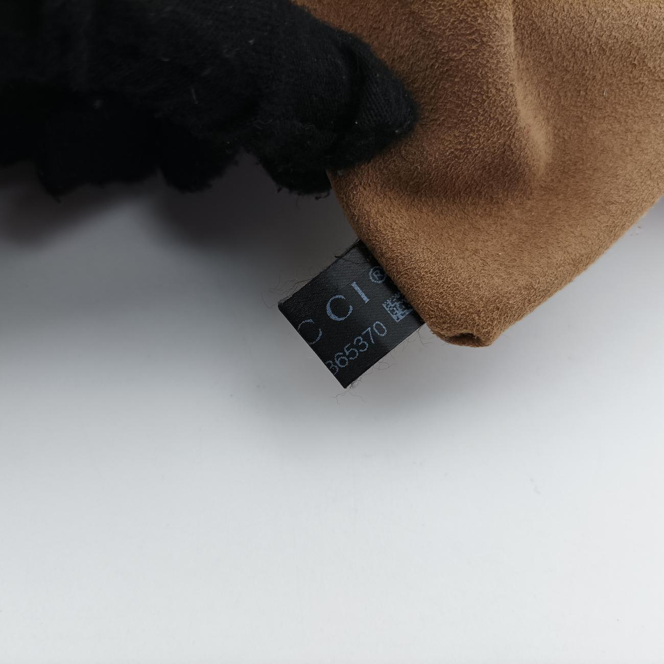 Pre-owned Gucci GG SUPREME beige×Multicolour PVC coated canvas x leather 409529 shoulderbag | stylenewstar