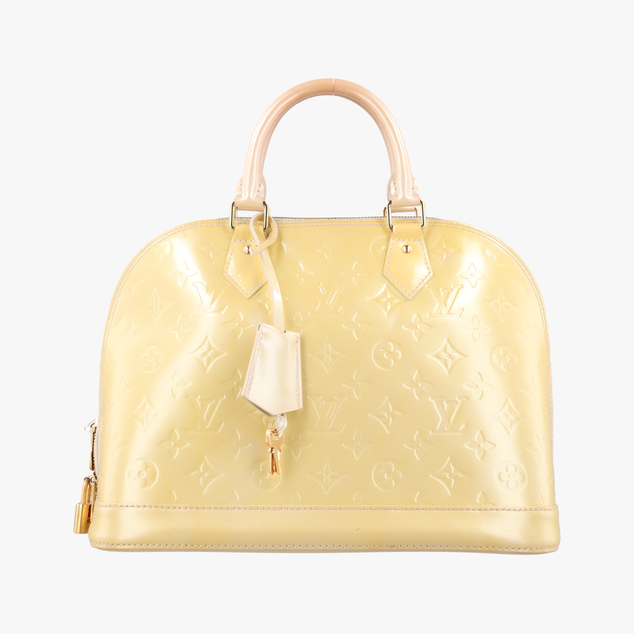 Pre-owned Louis Vuitton ALMA PM CITRINE Vernis M90101 handbag | stylenewstar