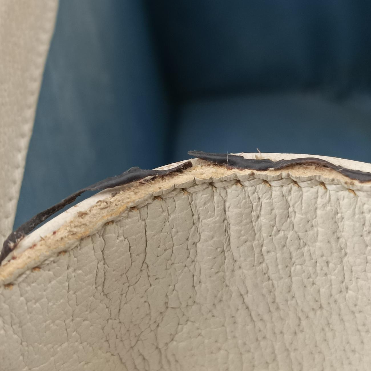 Pre-owned Gucci Sylvie White x Navy x Red Leather 470270 shoulderbag | stylenewstar