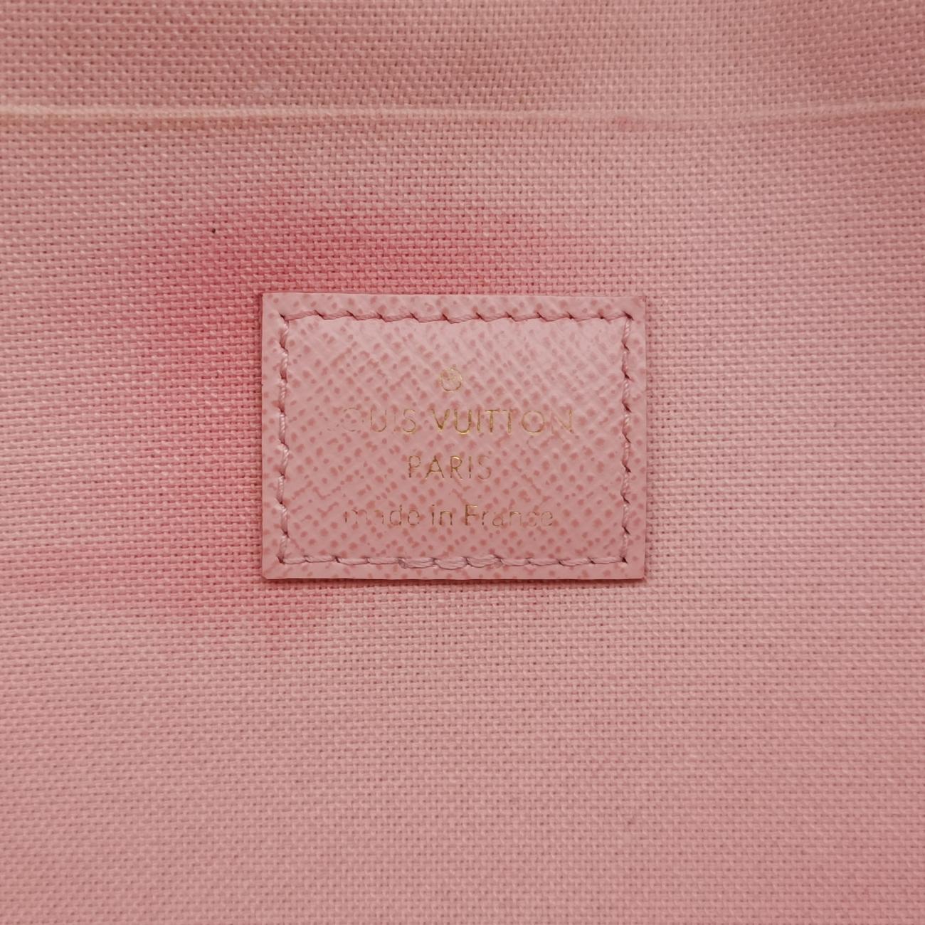 Vintage Louis Vuitton Félicie Brown×multicolor Leather M62415 shoulderbag | stylenewstar