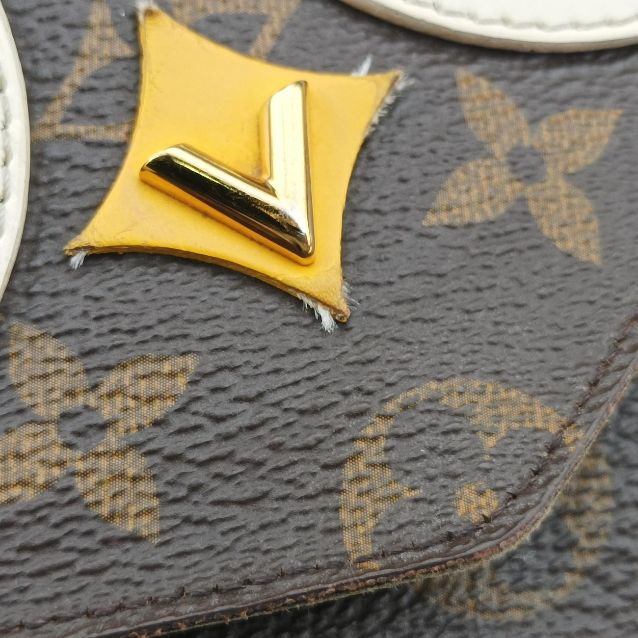 Vintage Louis Vuitton Félicie Brown×multicolor Leather M62415 shoulderbag | stylenewstar