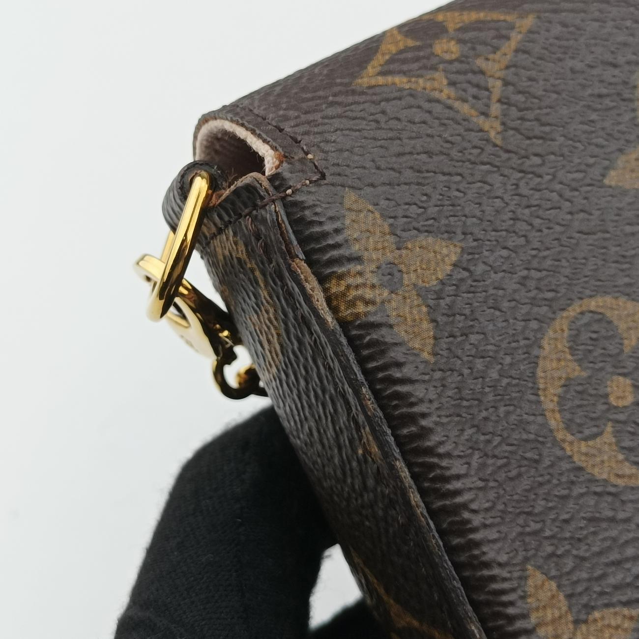 Vintage Louis Vuitton Félicie Brown×multicolor Leather M62415 shoulderbag | stylenewstar