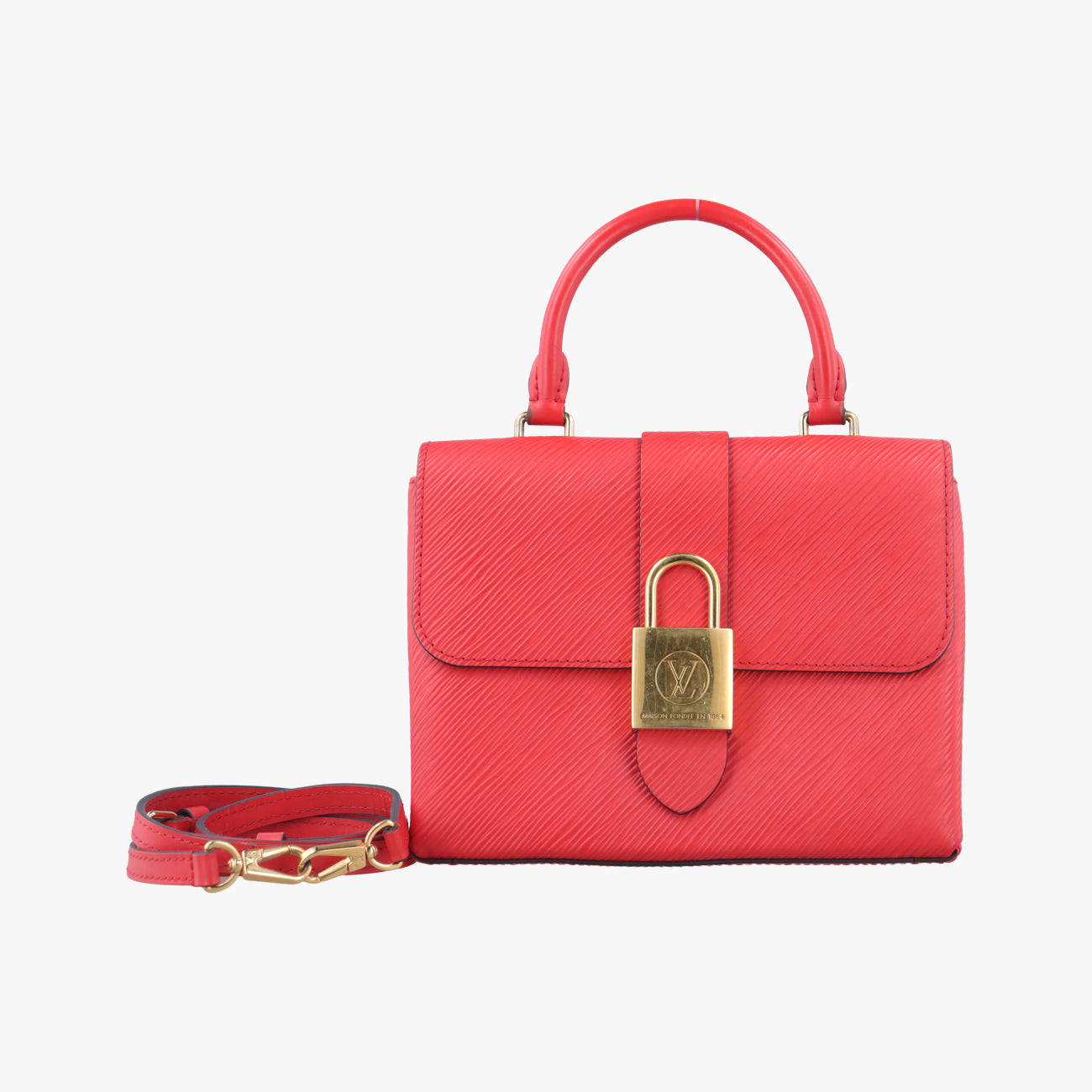 Pre-owned Louis Vuitton Locky BB Red Epi M53239 shoulderbag | stylenewstar