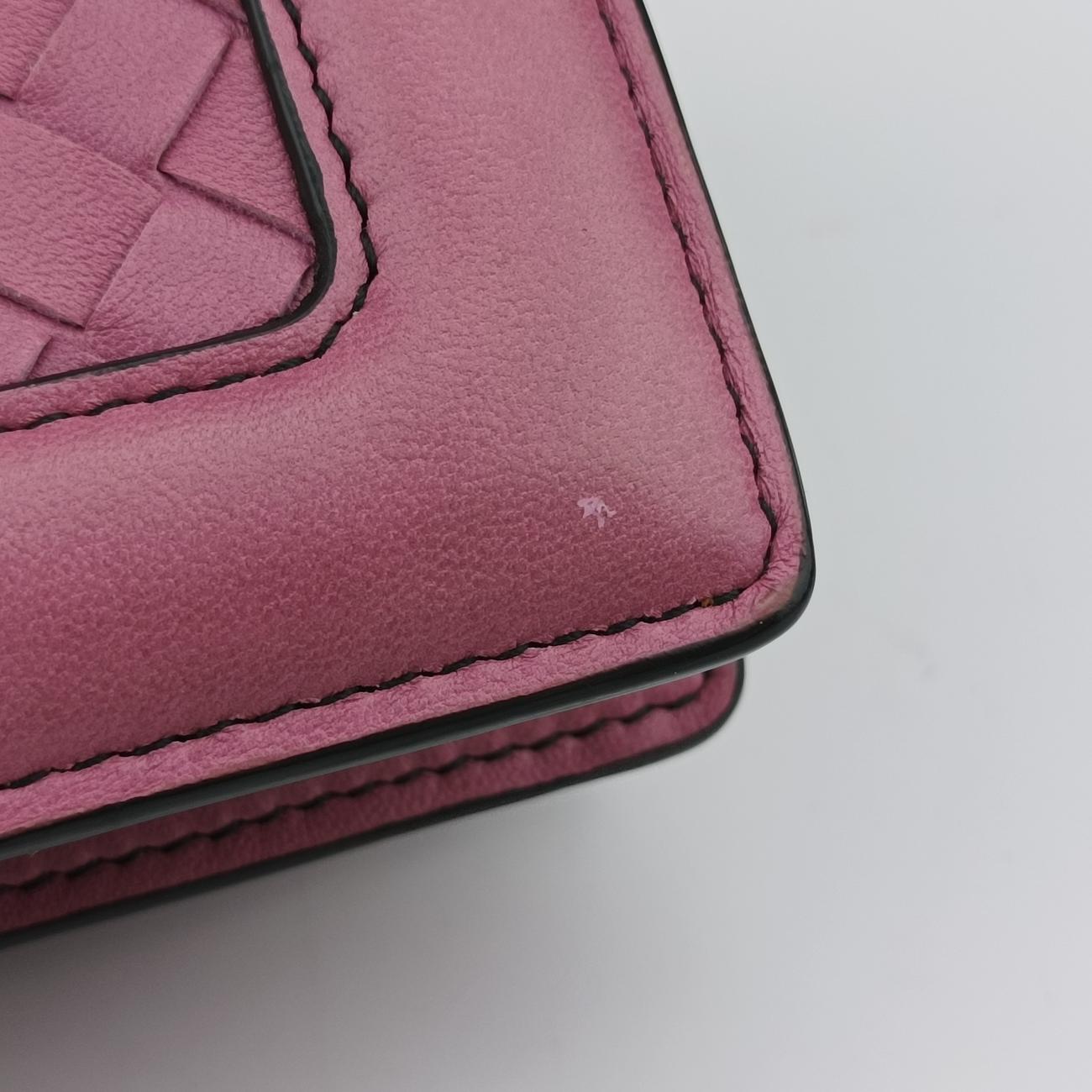 Pre-owned Bottega Veneta City Knot Pink Lambskin  shoulderbag | stylenewstar