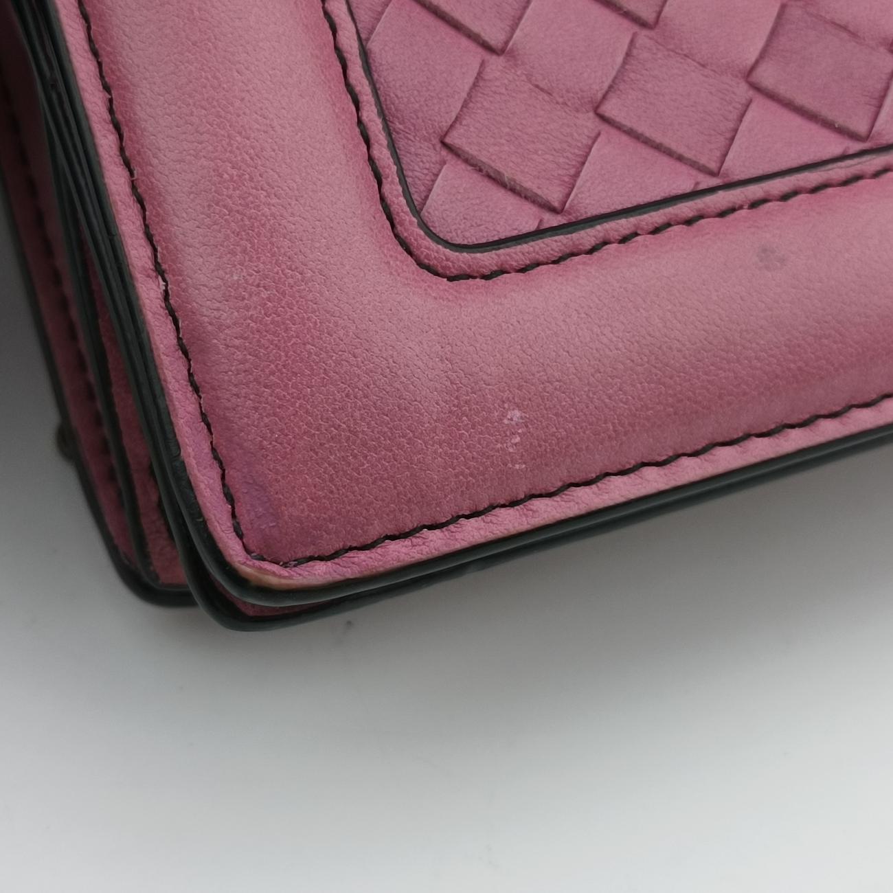 Pre-owned Bottega Veneta City Knot Pink Lambskin  shoulderbag | stylenewstar