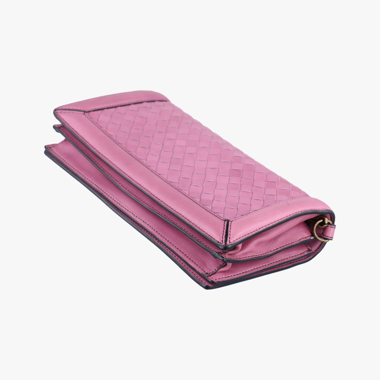 Pre-owned Bottega Veneta City Knot Pink Lambskin  shoulderbag | stylenewstar