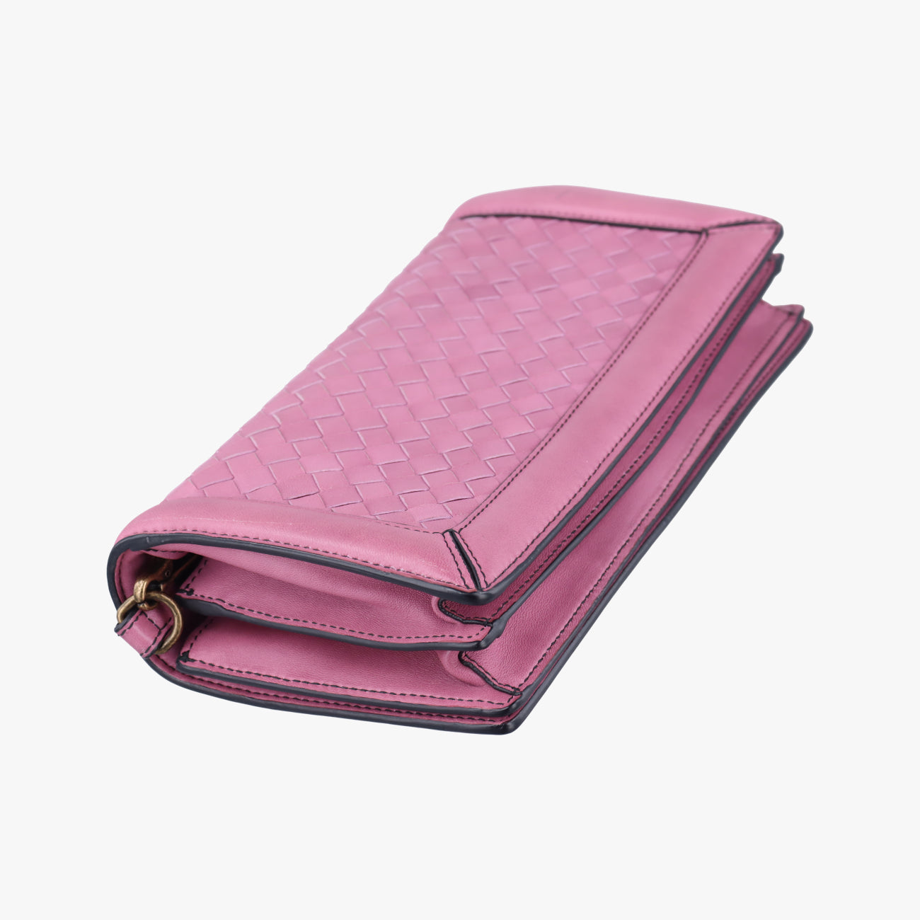 Pre-owned Bottega Veneta City Knot Pink Lambskin  shoulderbag | stylenewstar