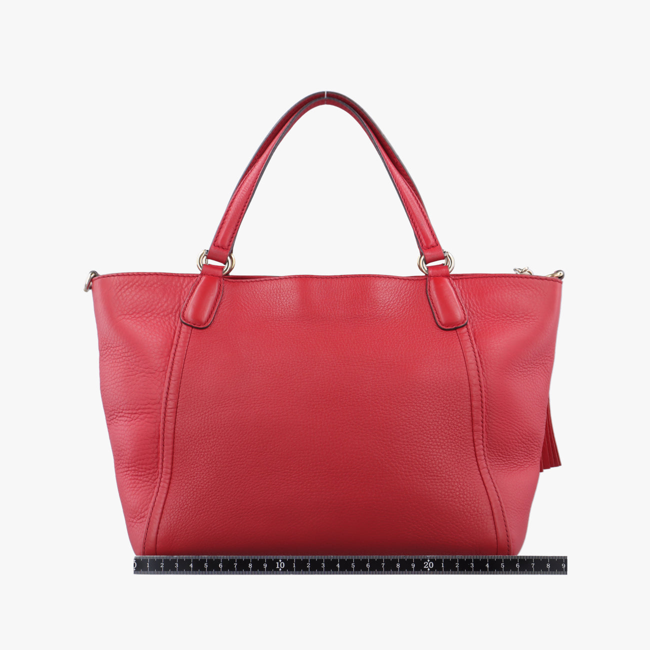 Pre-owned Gucci Soho Red Leather 369176 shoulderbag | stylenewstar