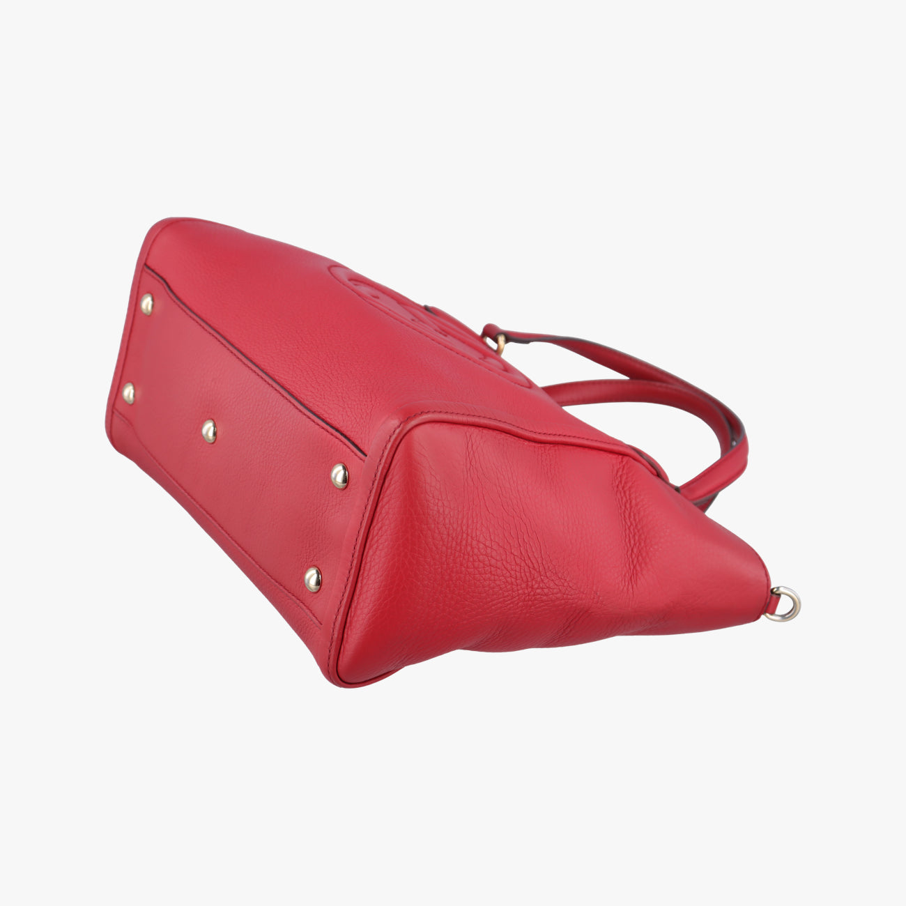 Pre-owned Gucci Soho Red Leather 369176 shoulderbag | stylenewstar