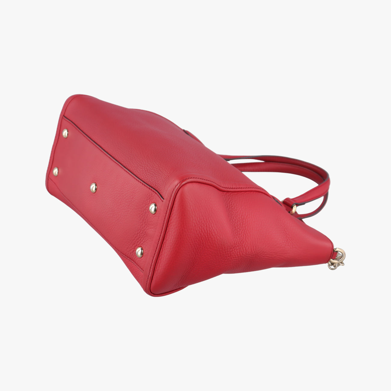 Pre-owned Gucci Soho Red Leather 369176 shoulderbag | stylenewstar