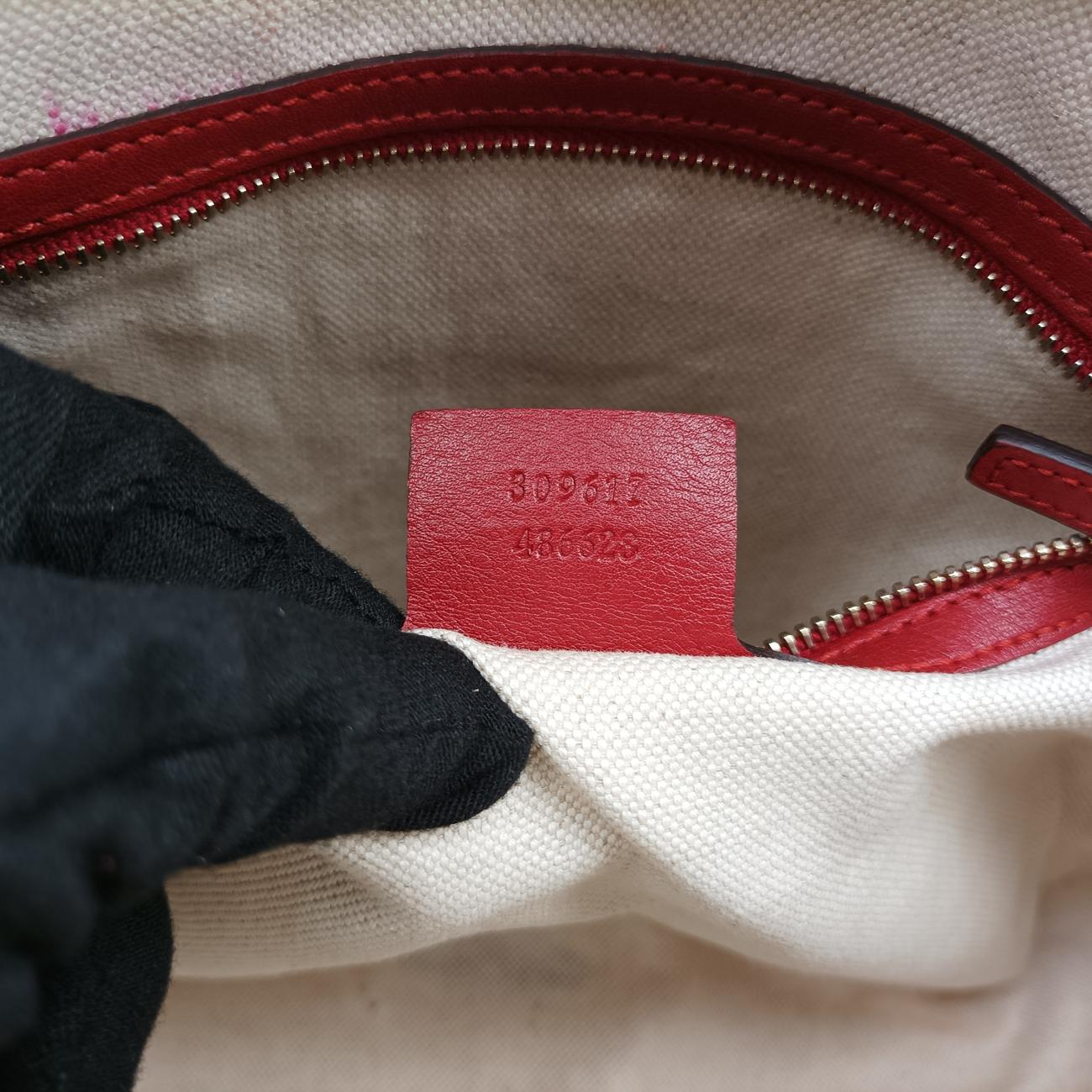 Pre-owned Gucci Microguccissima Red Patent 309617 handbag | stylenewstar