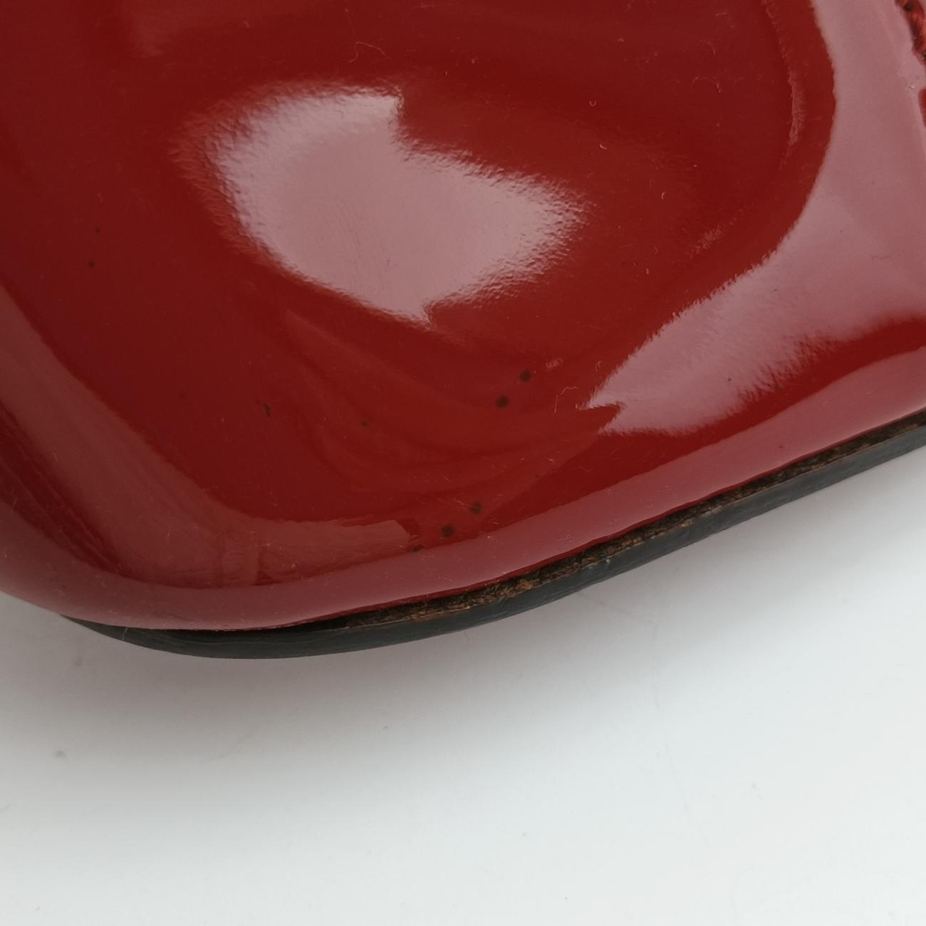 Pre-owned Gucci Microguccissima Red Patent 309617 handbag | stylenewstar