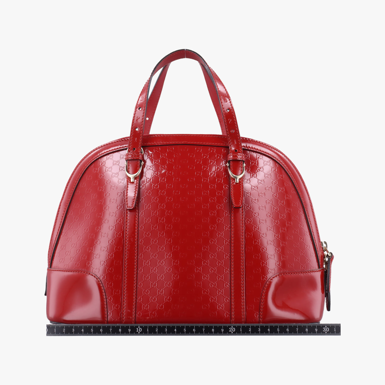 Pre-owned Gucci Microguccissima Red Patent 309617 handbag | stylenewstar