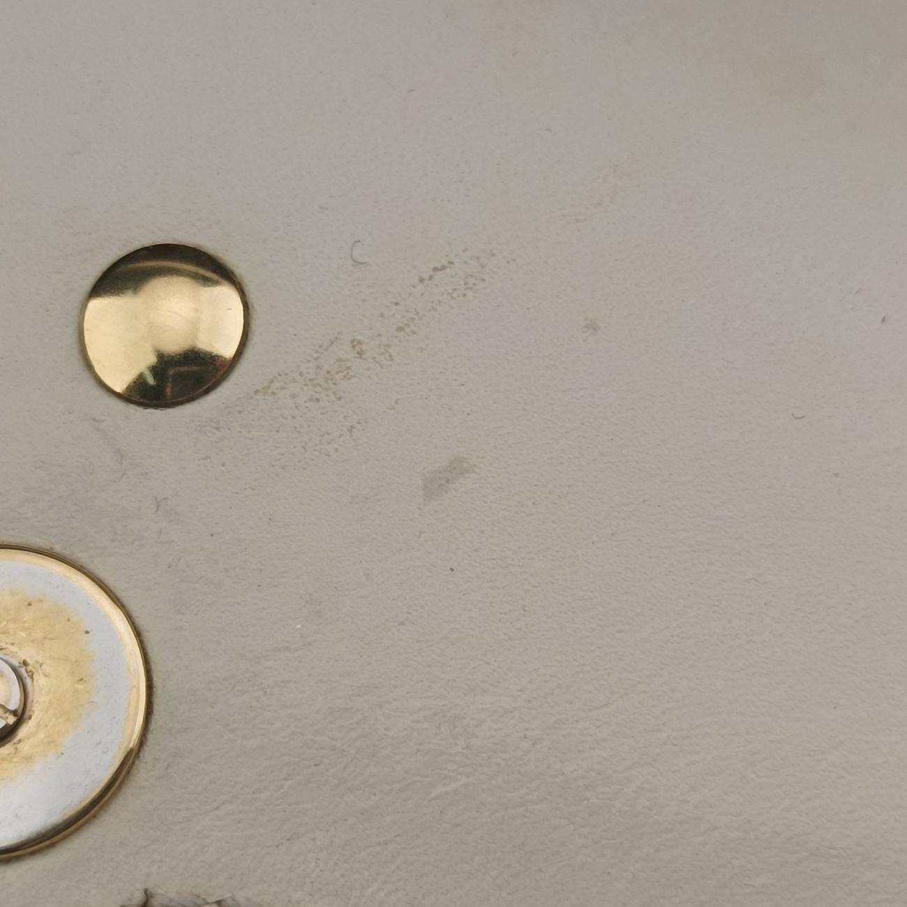 Pre-owned Gucci Sylvie Ivory x Navy x Red Leather 494646 shoulderbag | stylenewstar