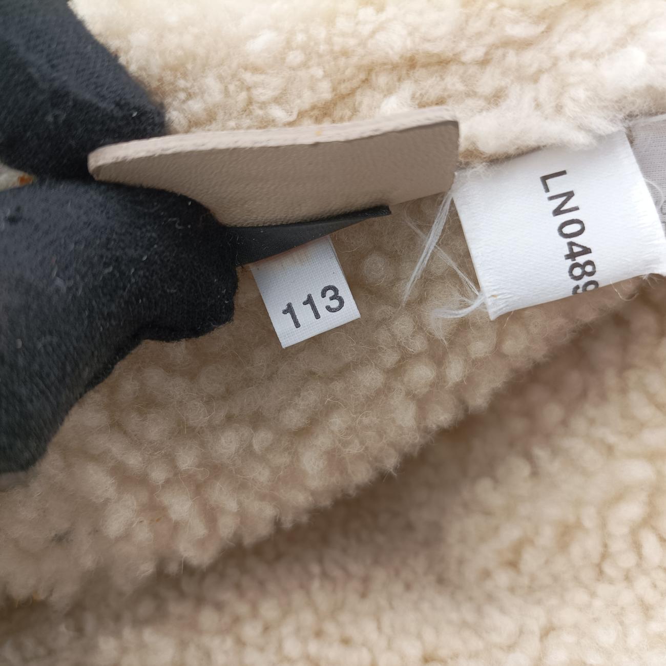 Pre-owned Prada Mouton White Shearling  shoulderbag | stylenewstar