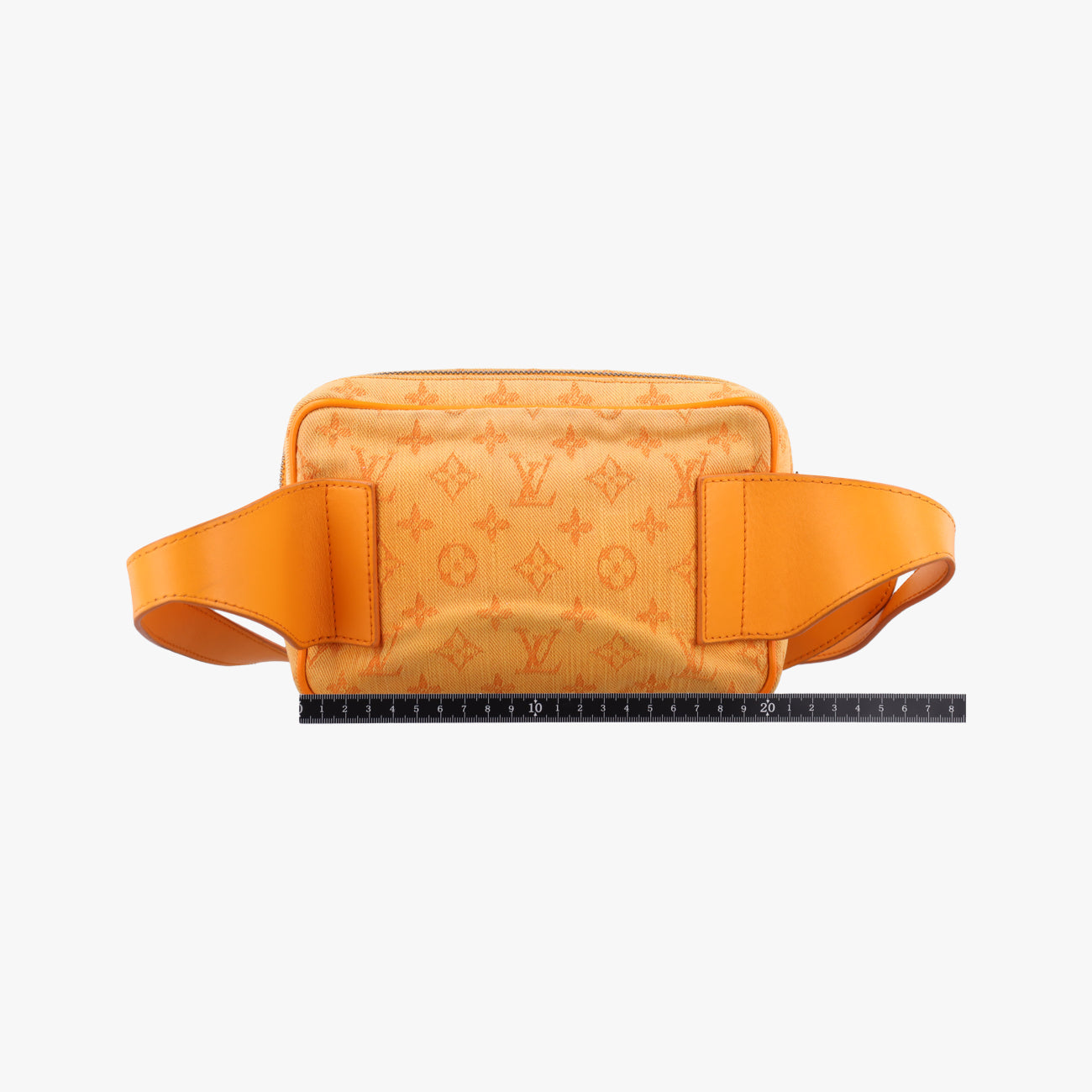 Pre-owned Louis Vuitton Bumbag Outdoor Orange Monogram Denim M44623 bum bag/waist bag | stylenewstar