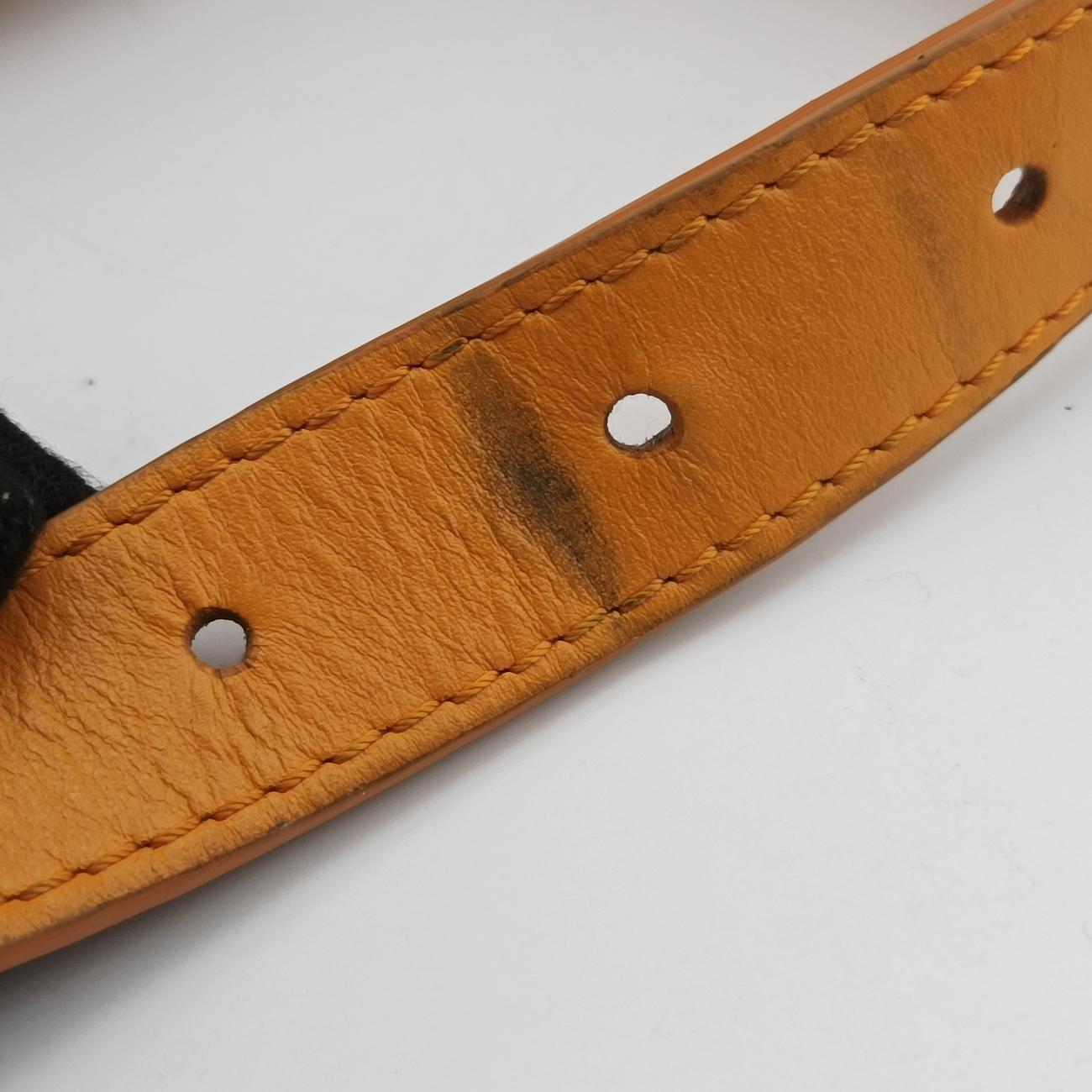 Pre-owned Louis Vuitton Bumbag Outdoor Orange Monogram Denim M44623 bum bag/waist bag | stylenewstar